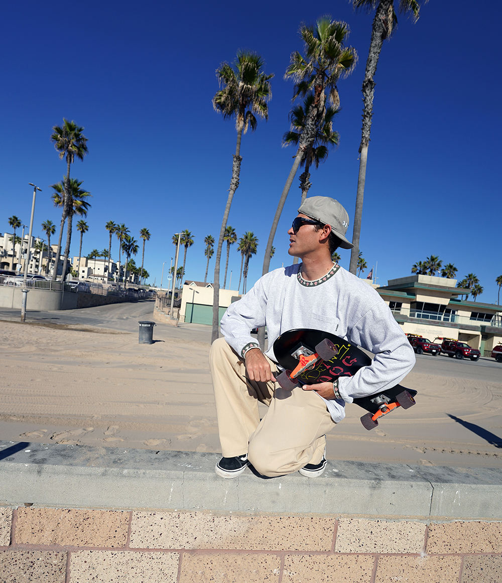 DT JACQUARD RIB LS TEE