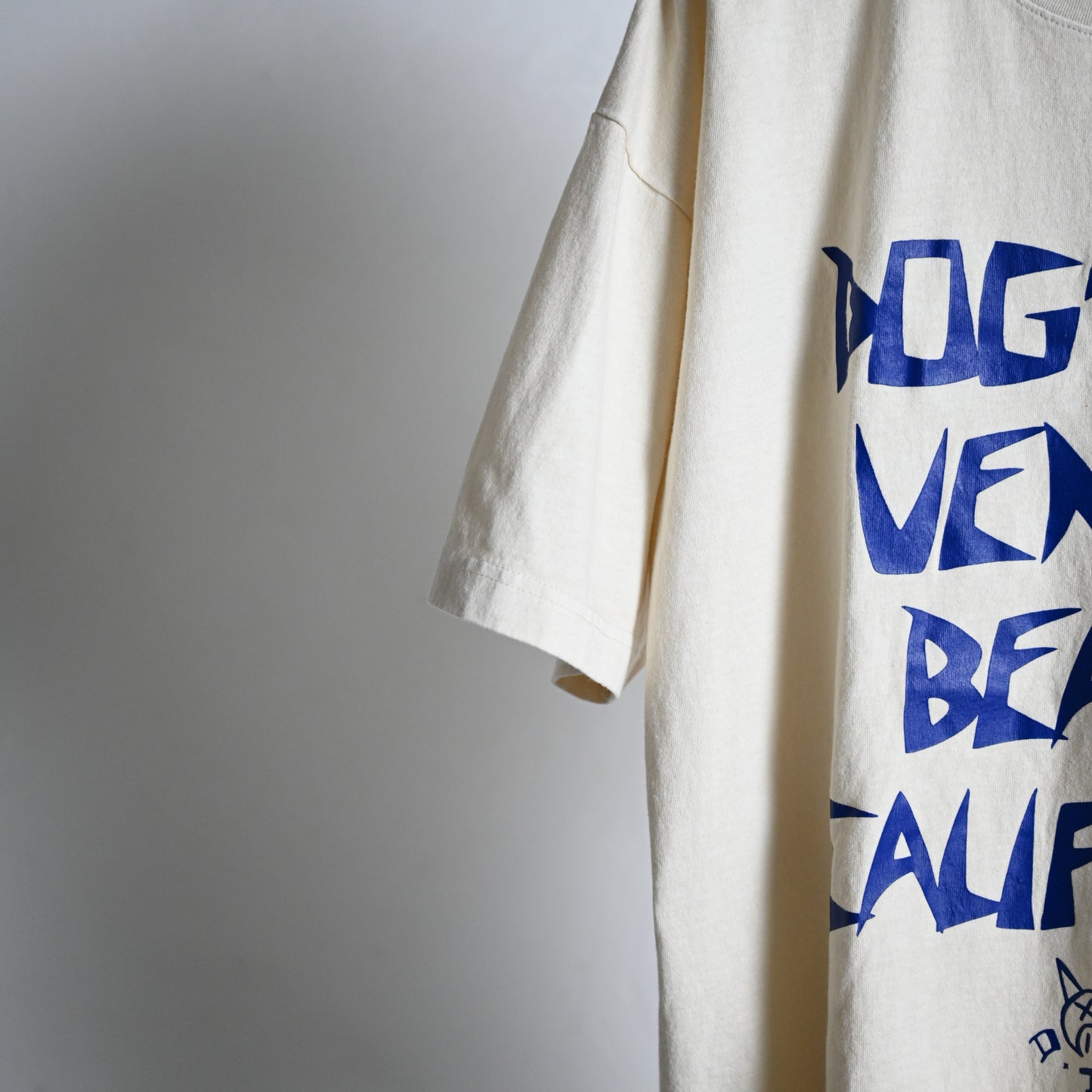 Pigmented letter print T-shirt