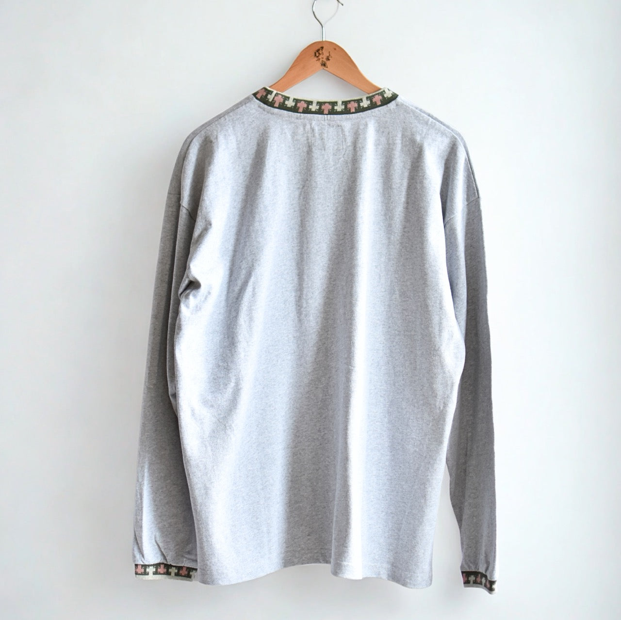 DT JACQUARD RIB LS TEE