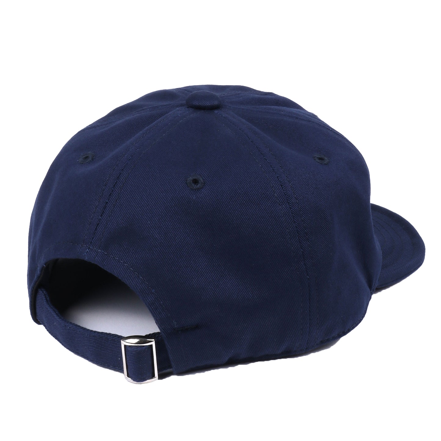 Embroidered logo short visor twill cap
