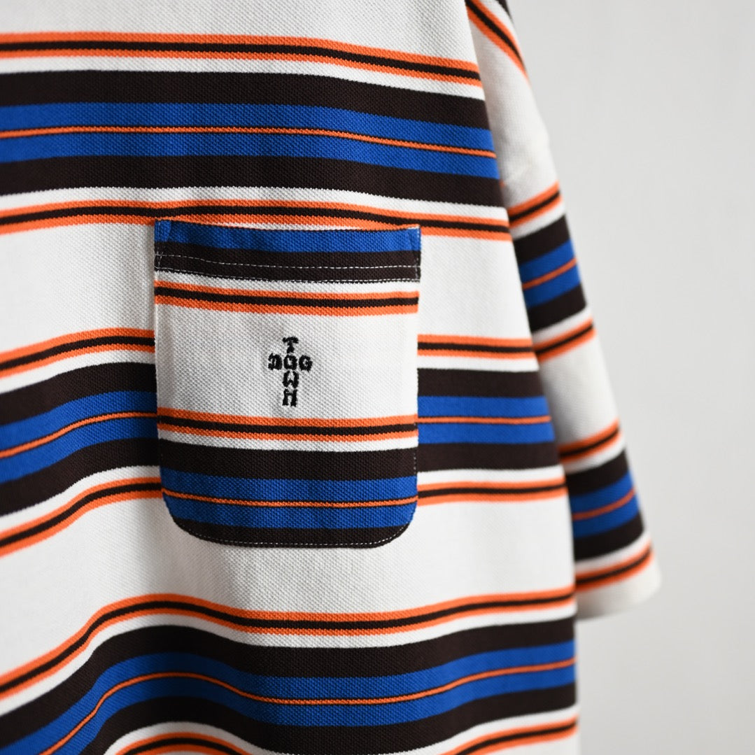 【DOGTOWN】ピケマルチボーダーTシャツ