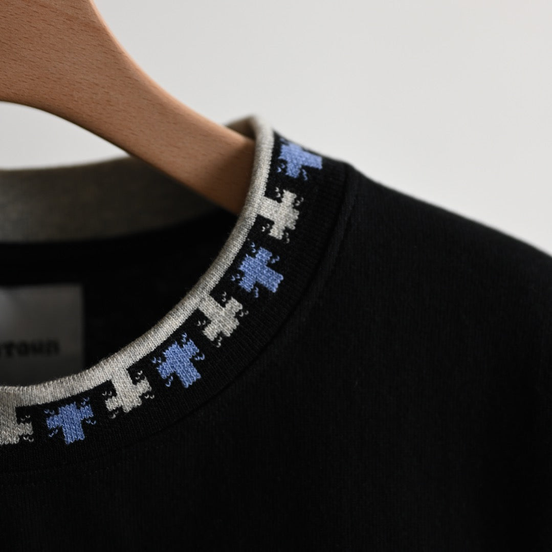 【DOGTOWN】JACQUARD RIB TEE