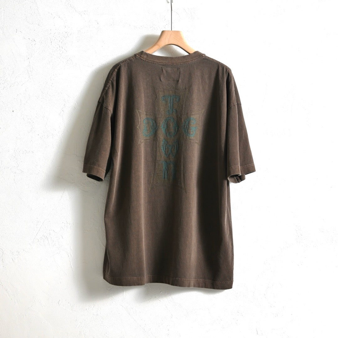【DOGTOWN】CROSS LOGO PIGMENT TEE