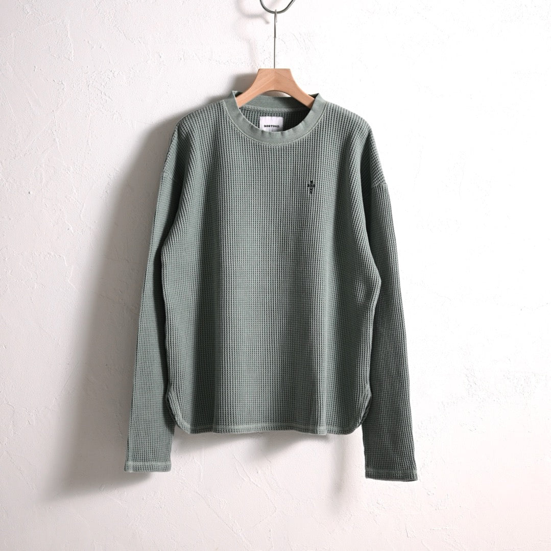 【DOGTOWN】WAFFLE PIGMENT LS TEE *2025年8月入荷予定