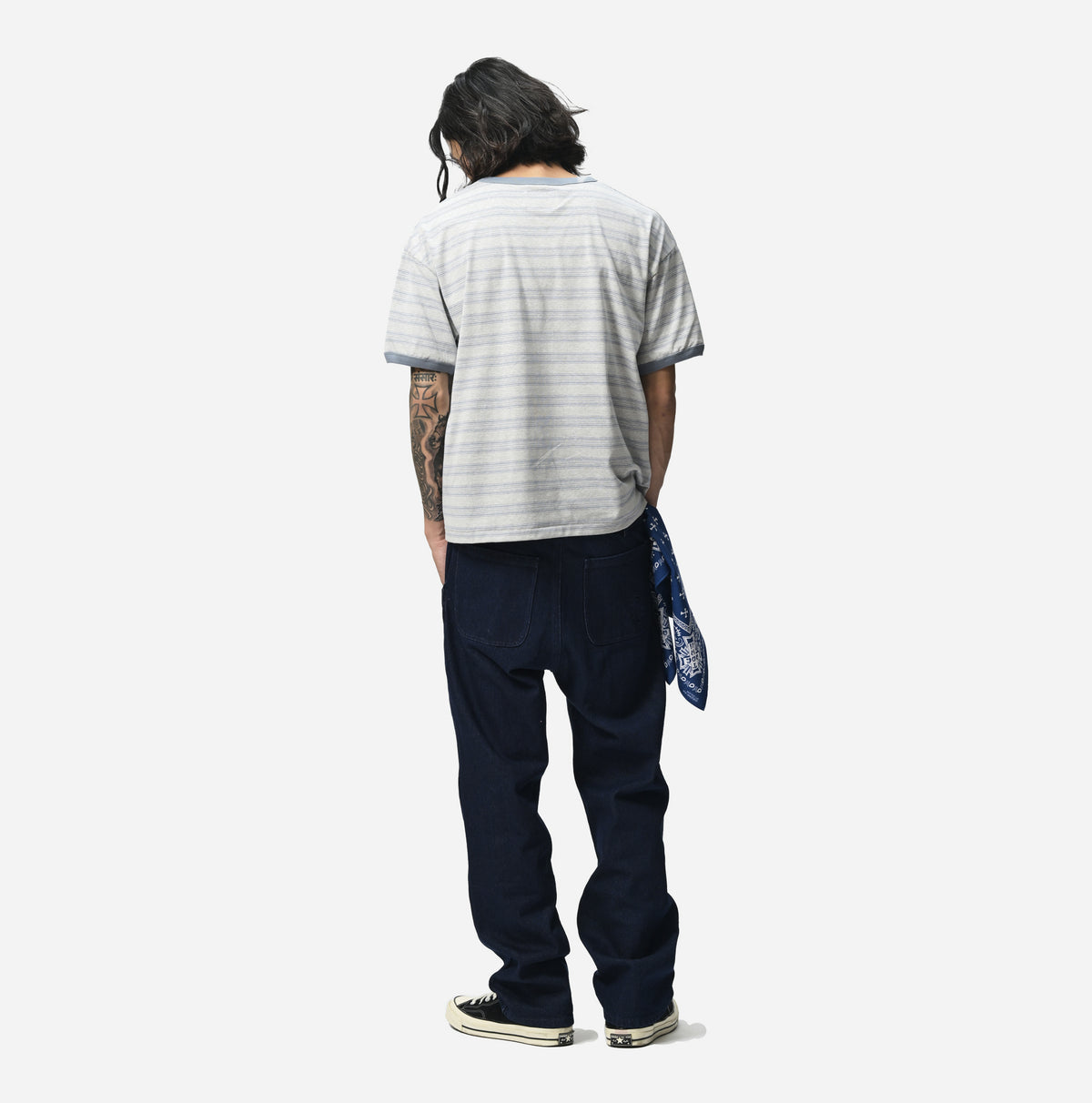 UNEVEN BORDER RINGER S/S T-SHIRTS