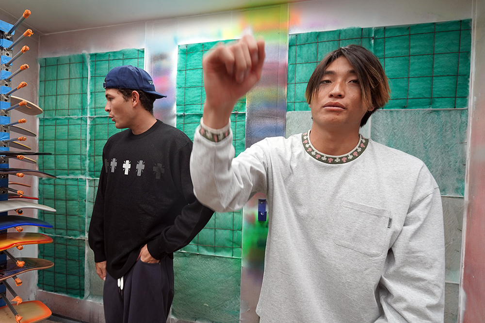 DT JACQUARD RIB LS TEE