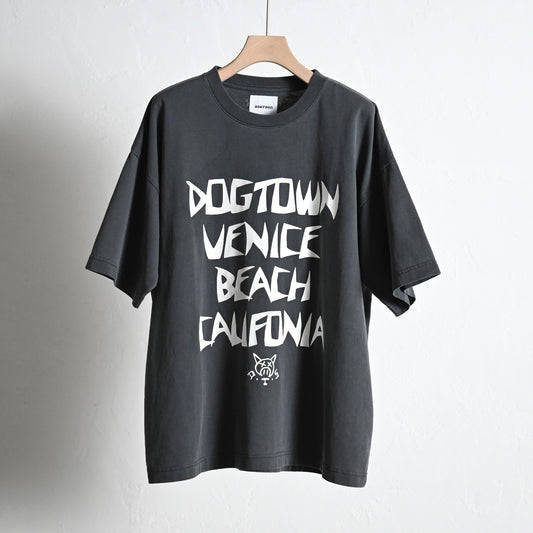 Pigmented letter print T-shirt