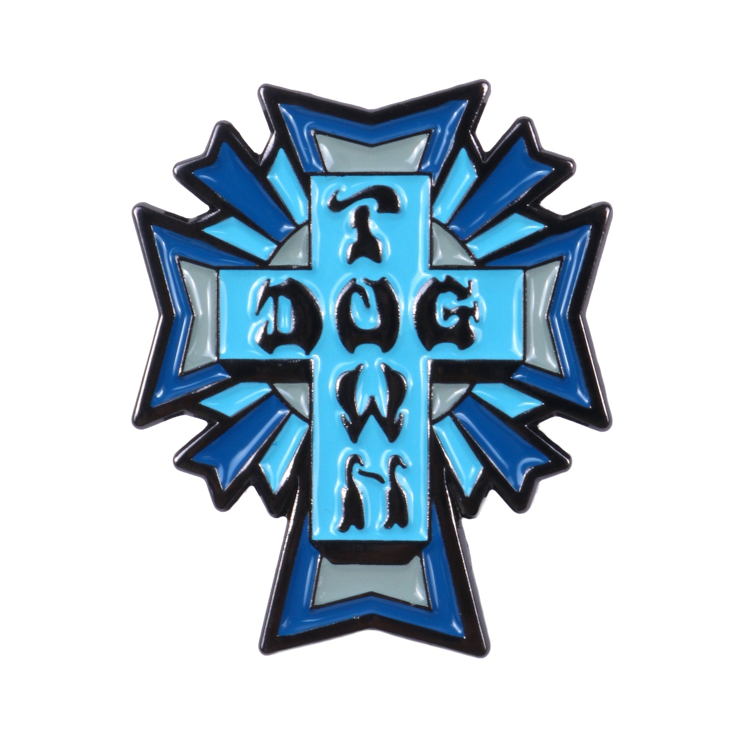 DOGTOWN Cross Logo Color Pin Badge