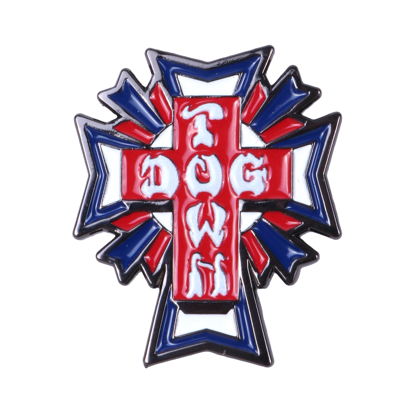 DOGTOWN Cross Logo Color Pin Badge