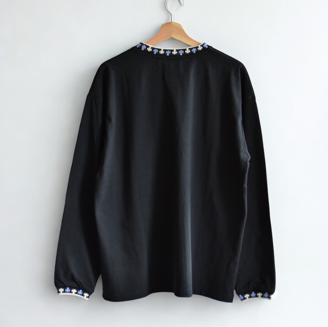 DT JACQUARD RIB LS TEE