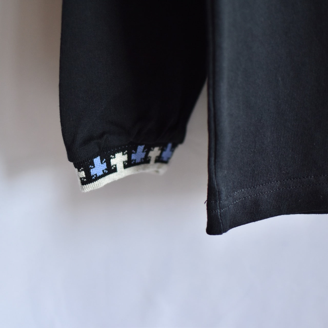 DT JACQUARD RIB LS TEE
