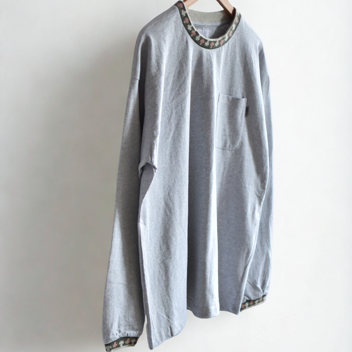 DT JACQUARD RIB LS TEE