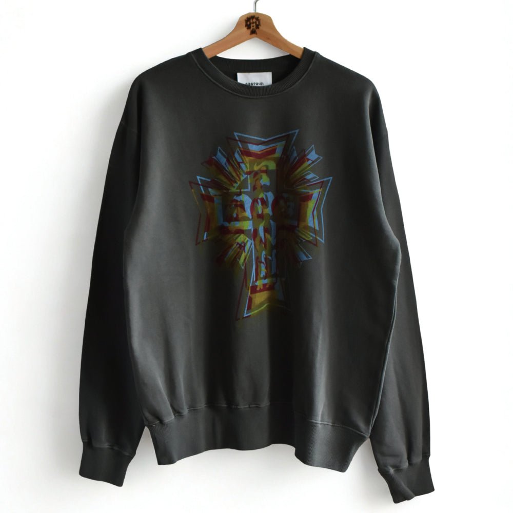 2026AW DOGTOWN ３D print Letter cross 　pigment crew sweat
