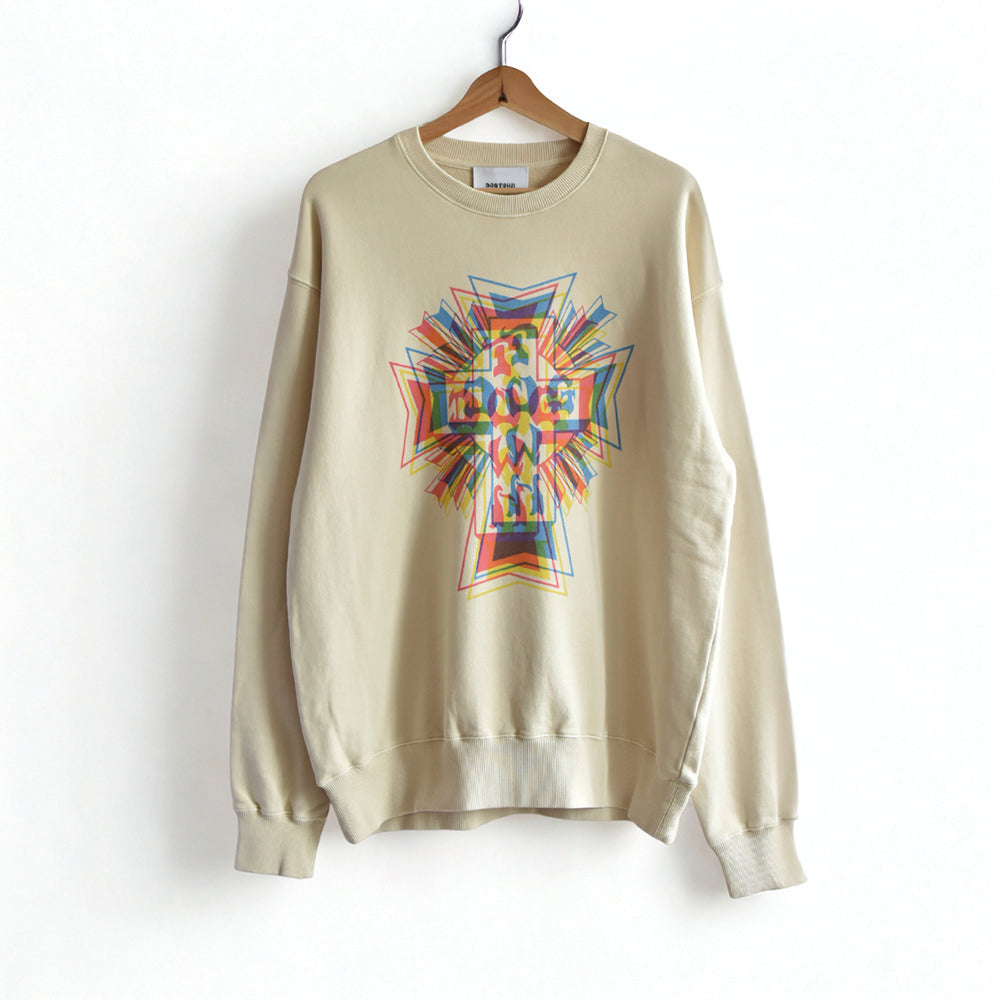 2026AW DOGTOWN 3D print Letter cross pigment crew sweat