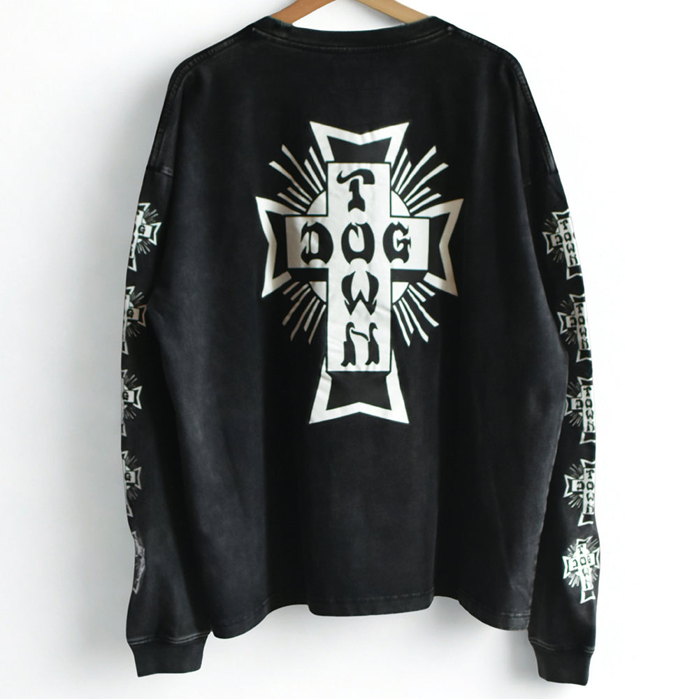 2026AW DOGTOWN  CROSS LOGO LS TEE