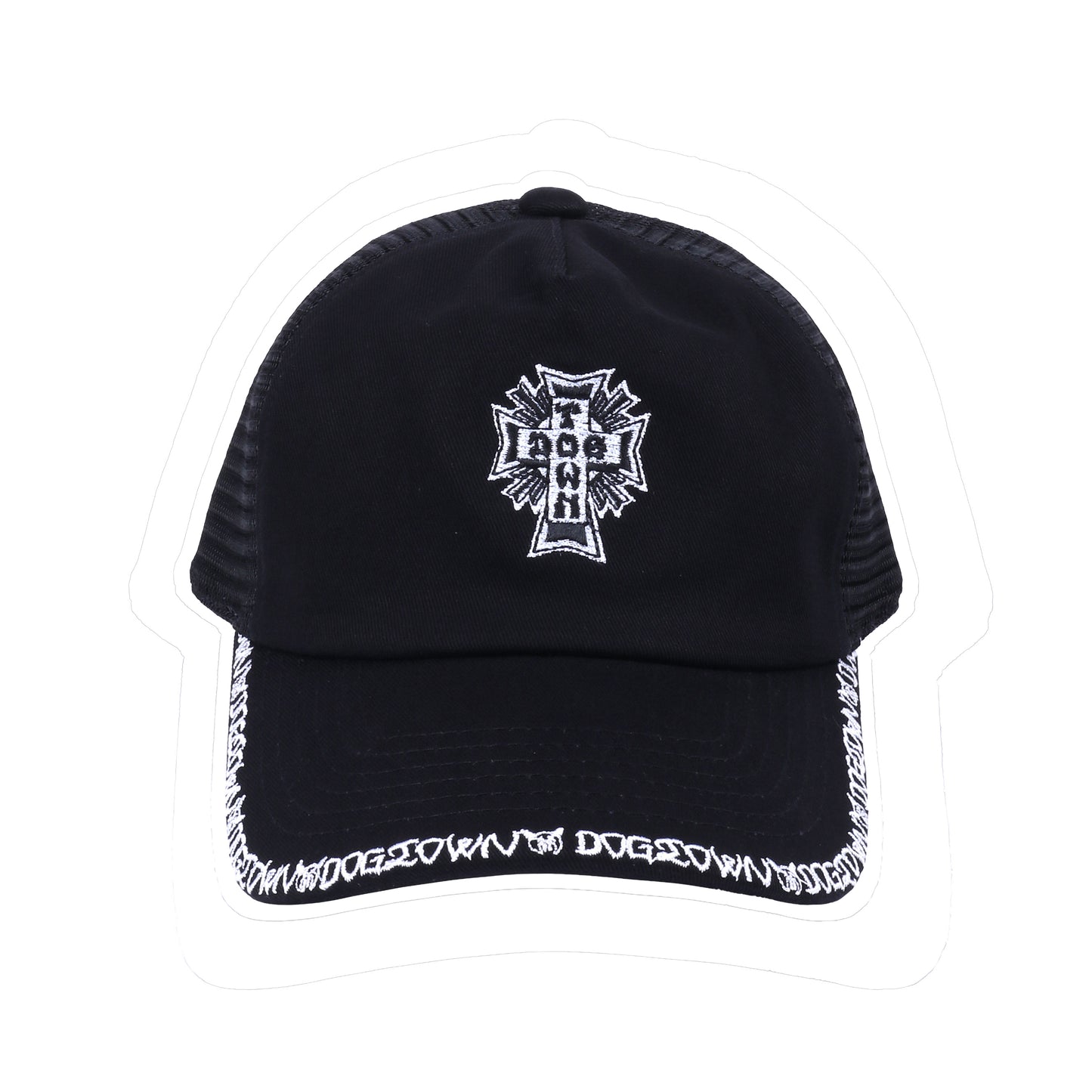 Front twill mesh cap