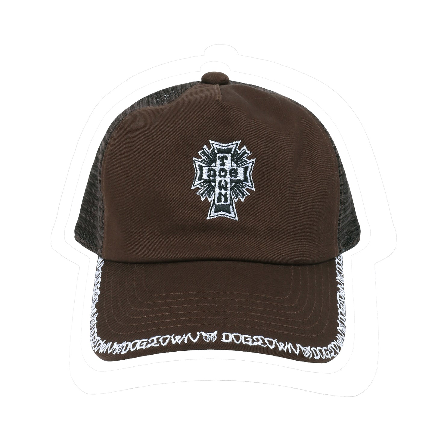 Front twill mesh cap