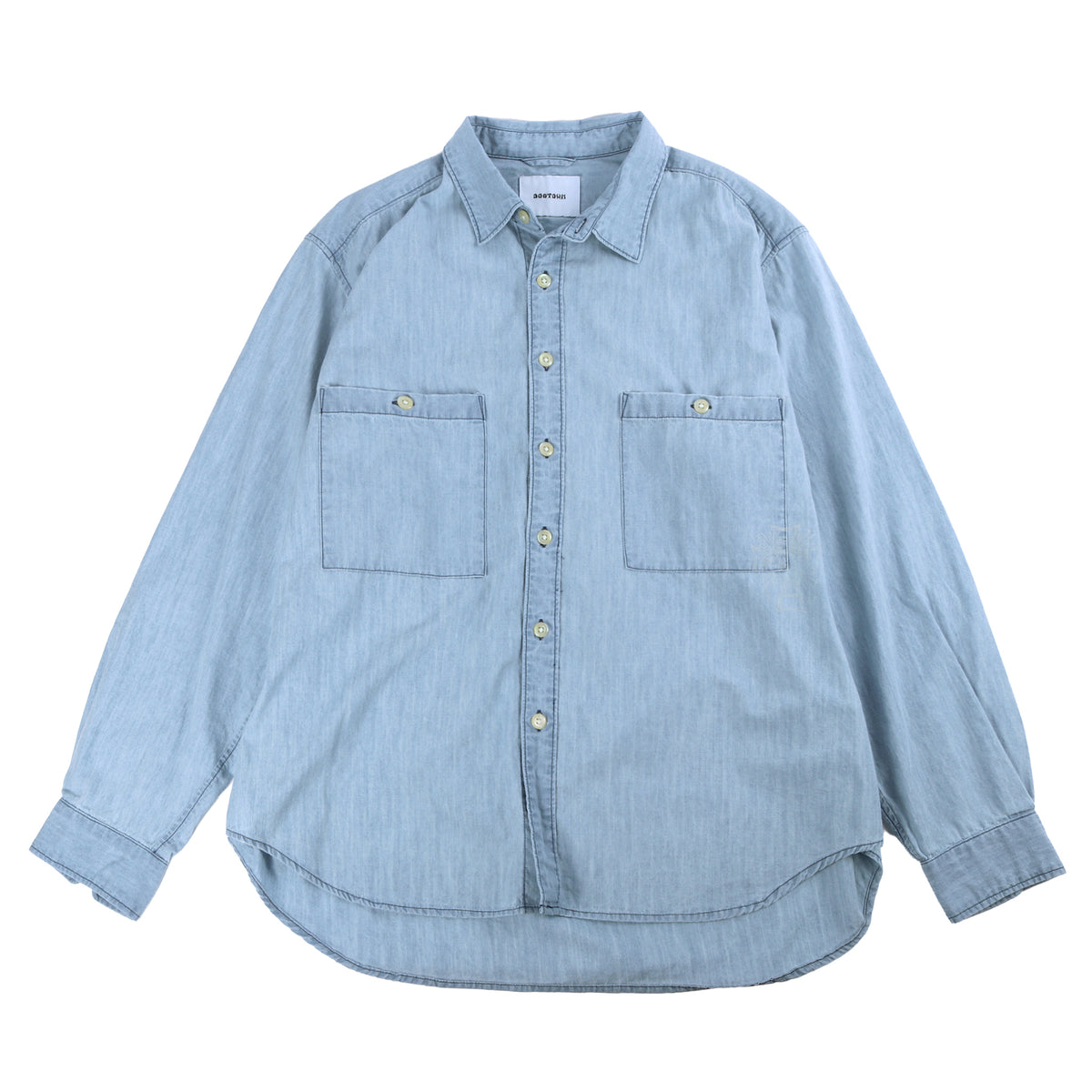 US NAVY CHAMBRAY L/S SHIRT