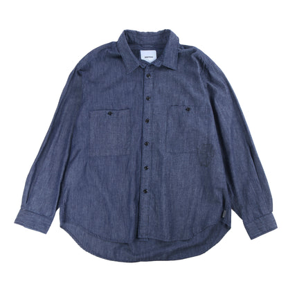 US NAVY CHAMBRAY L/S SHIRT
