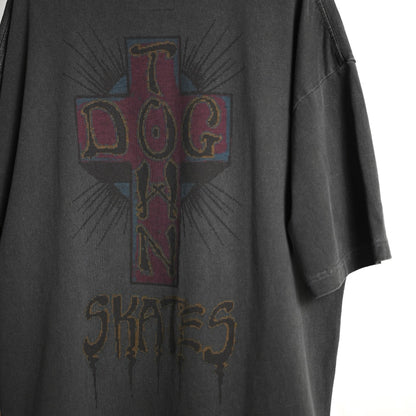 【DOGTOWN】SKATE LOGO PIGMENT TEE