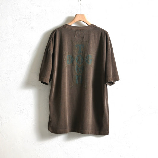 【DOGTOWN】CROSS LOGO PIGMENT TEE