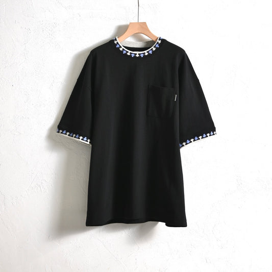 【DOGTOWN】JACQUARD RIB TEE