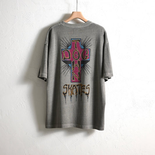 【DOGTOWN】SKATE LOGO PIGMENT TEE