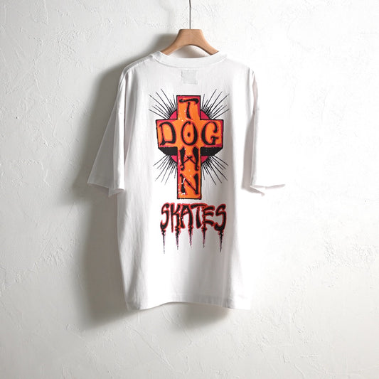 【DOGTOWN】SKATE LOGO PIGMENT TEE