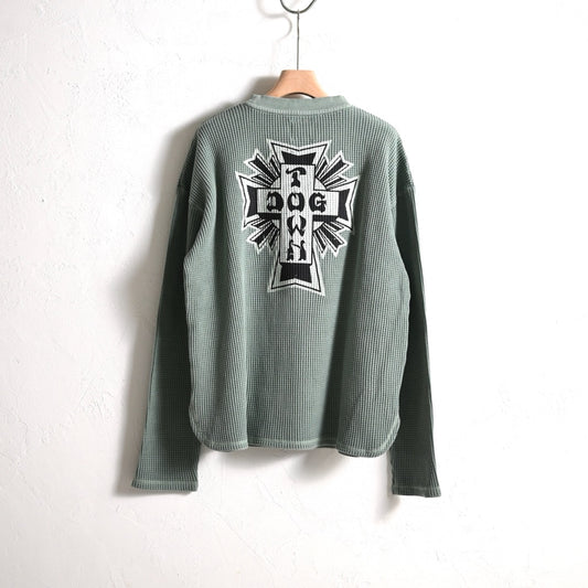 【DOGTOWN】WAFFLE PIGMENT LS TEE *2025年8月入荷予定