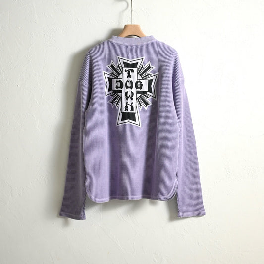 【DOGTOWN】WAFFLE PIGMENT LS TEE  *2025年8月入荷予定