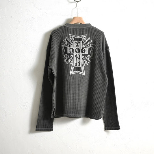 【DOGTOWN]】WAFFLE PIGMENT LS TEE *2025年8月入荷予定