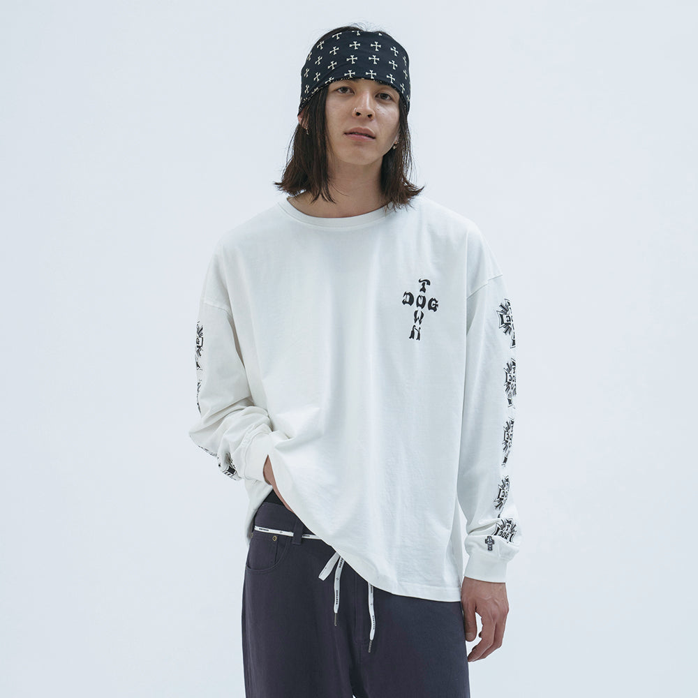 2026AW DOGTOWN  CROSS LOGO LS TEE