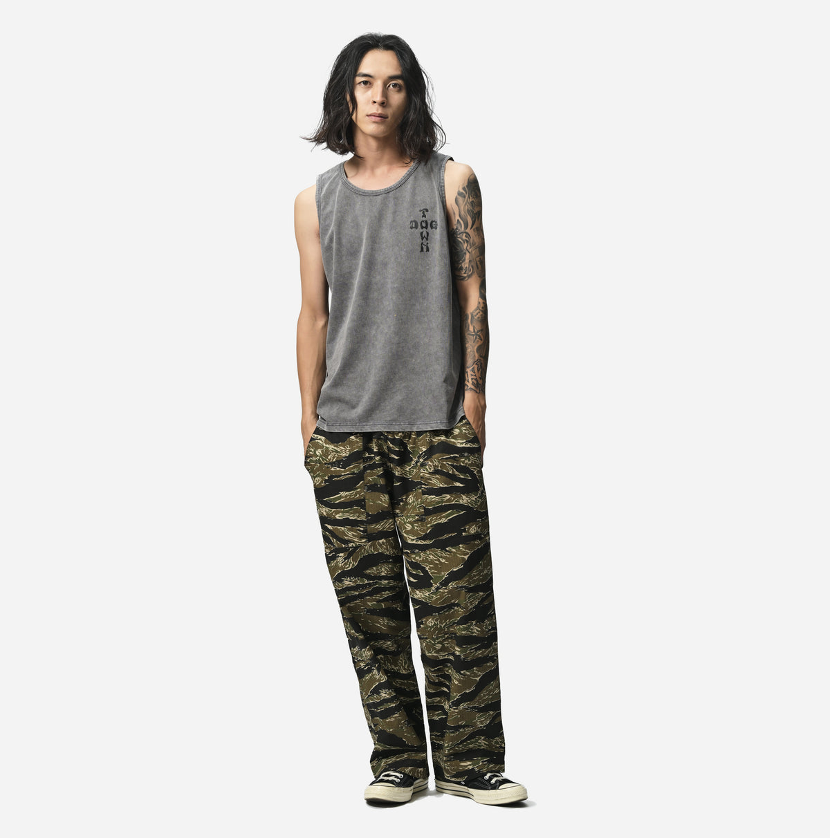 LETTER CROSS TANKTOP