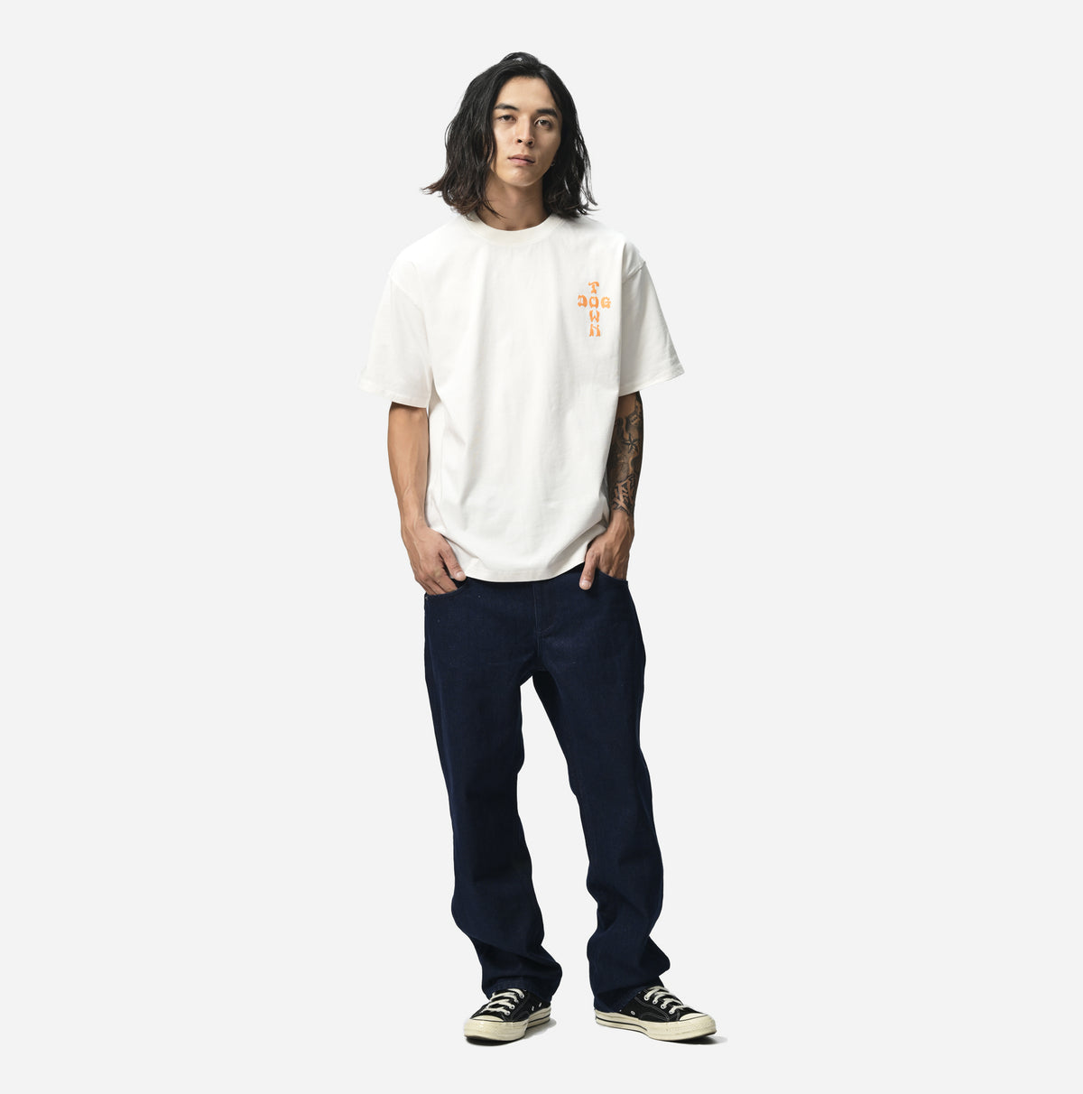 COLOR LETTER CROSS LOGO S/S Tshirts