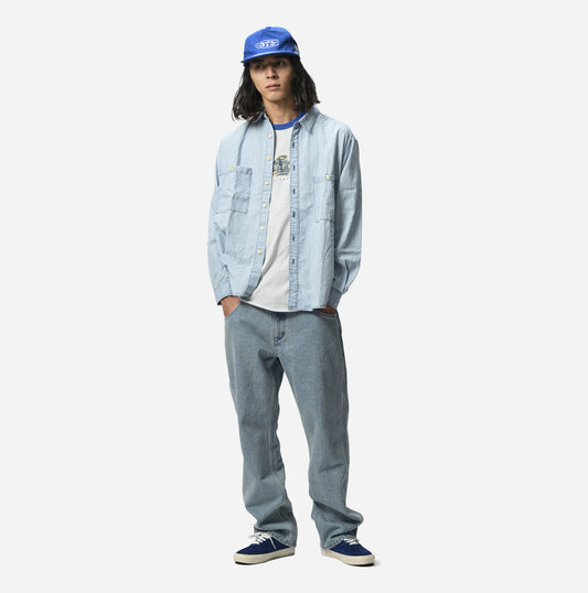 US NAVY CHAMBRAY L/S SHIRT